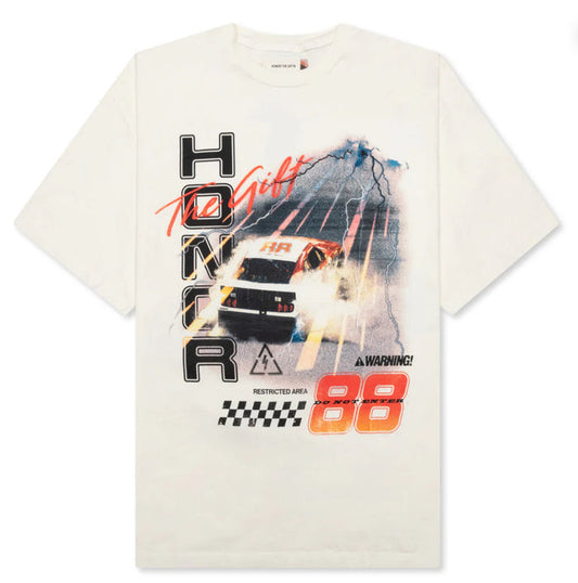 HONOR THE GIFT GRAND PRIX 2.0 S/S TEE - WHITE-HTG240243