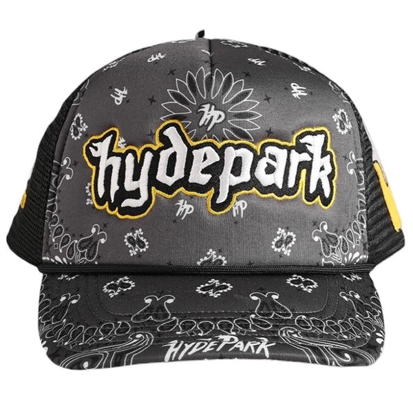 HYDE PARK HP BANDANA TRUCKER HAT (BLACK)