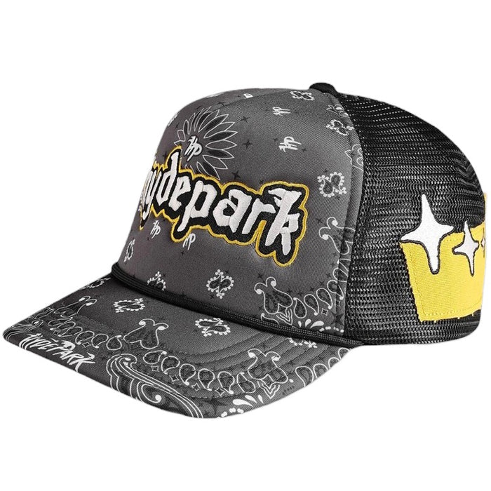 HYDE PARK HP BANDANA TRUCKER HAT (BLACK)
