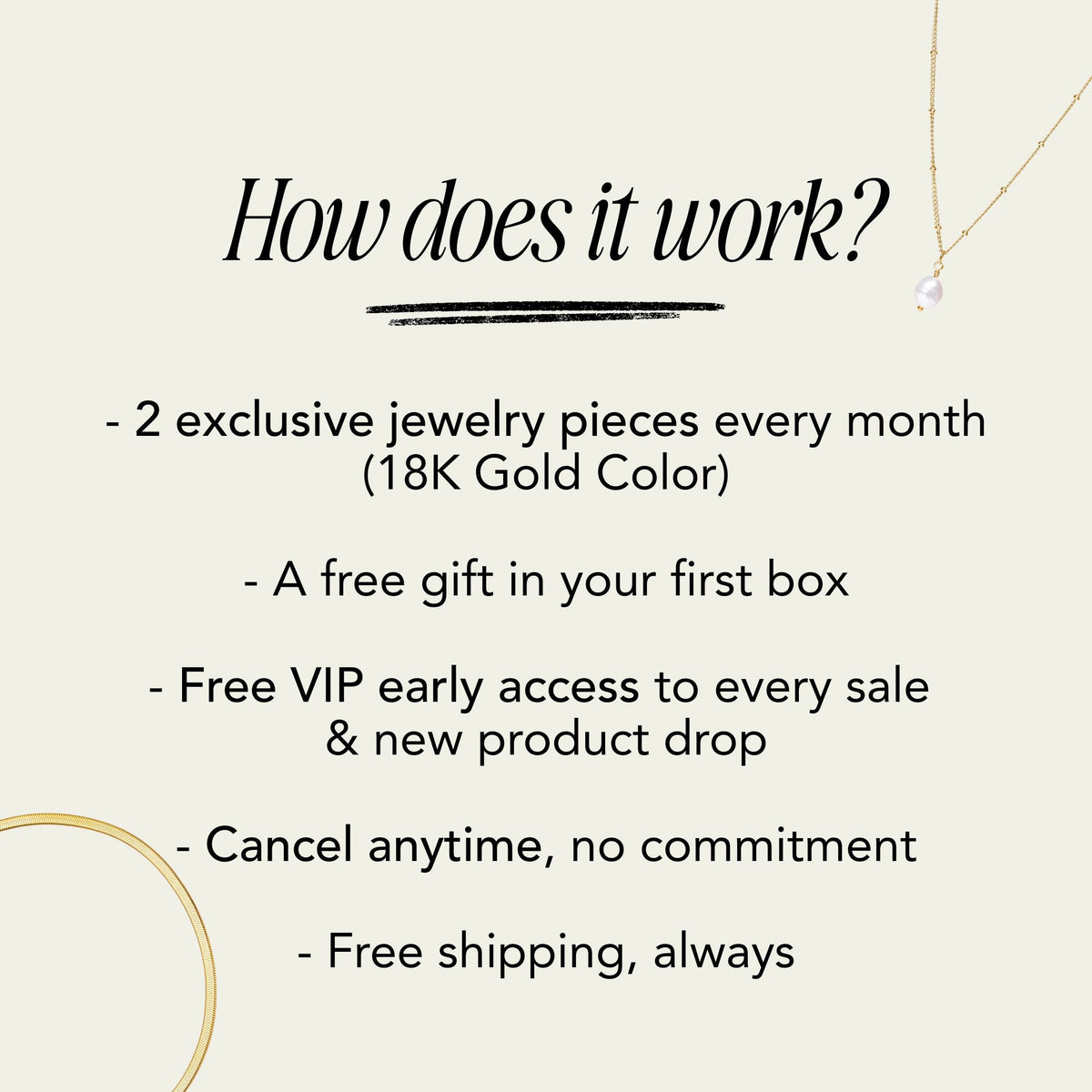 Mystery Jewelry Subscription Box