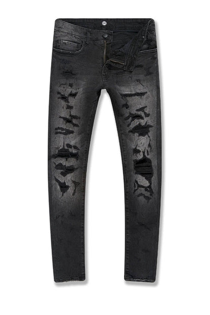 JORDANCRAIG-BIG MEN'S MARTIN ELMHURST DENIM (BLACK SHADOW)-JT1208