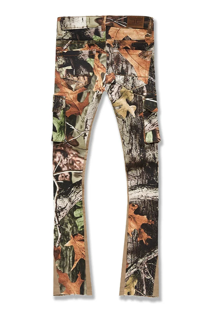 JORDANCRAIG-KIDS STACKED CAMO CARGO DENIM (REAL TREE)-JTF223C