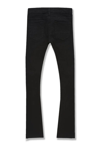JORDANCRAIG-KIDS STACKED ROCKPORT DENIM (JET BLACK)-JTF1167RK