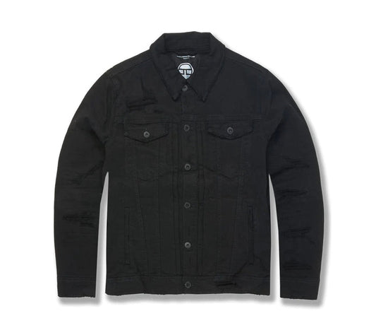 KIDS BAYSIDE DENIM TRUCKER JACKET ( BLACK)-JJ955RK