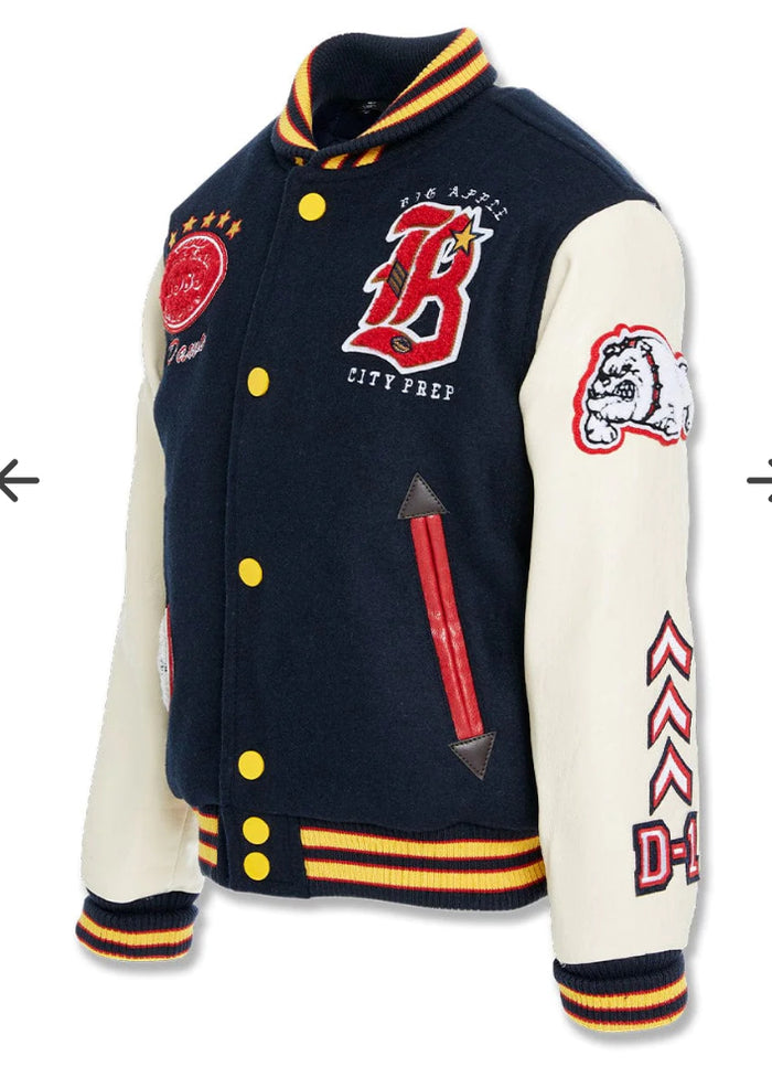 KIDS BIG DAWG VARSITY JACKET (CITY OF FOOTBALL)-91621B