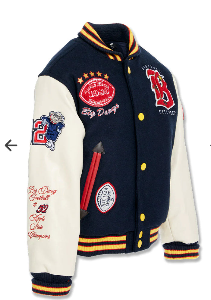 KIDS BIG DAWG VARSITY JACKET (CITY OF FOOTBALL)-91621K