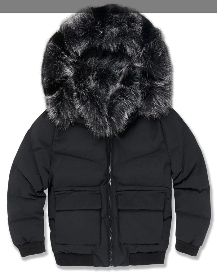 KIDS HOLLIS BOMBER JACKET (BLACK)-91541k