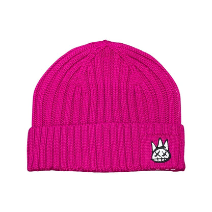 KNIT HAT WITH CLEAN 2 TONE SHIMUCHAN LOGO IN PINE-621B0-CH25