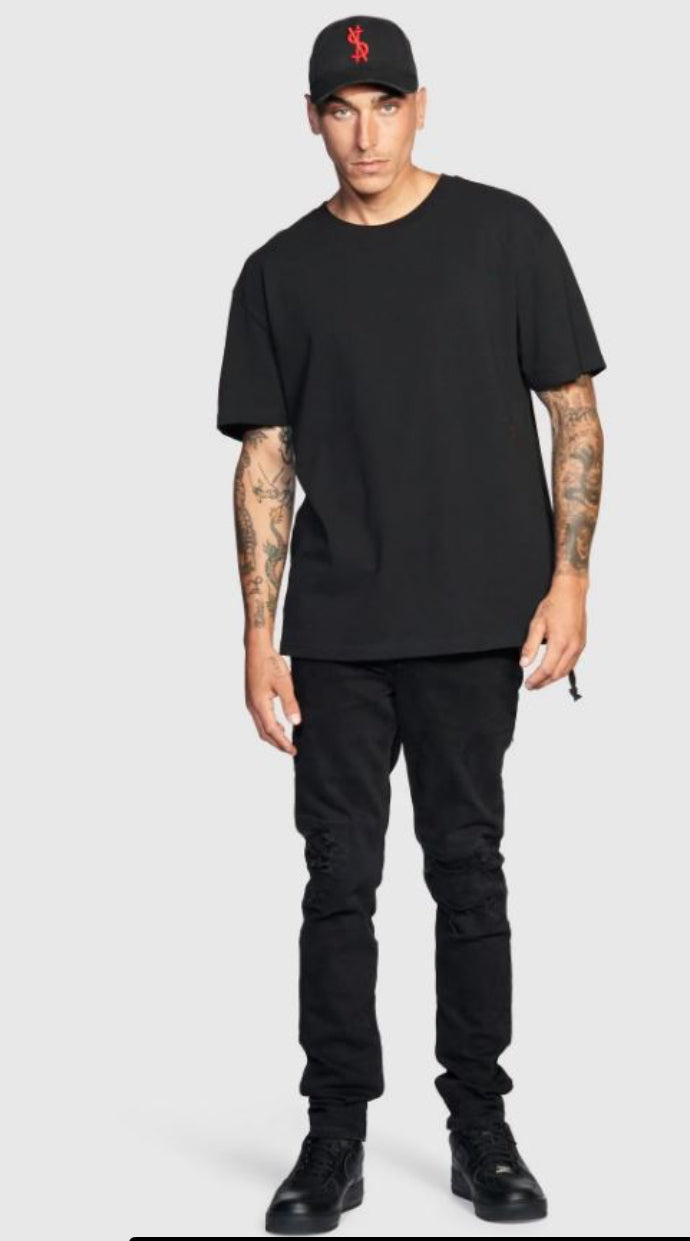 KSUBI-4*4BIGGIE SS TEE BLACK/RED-MEX21TE001