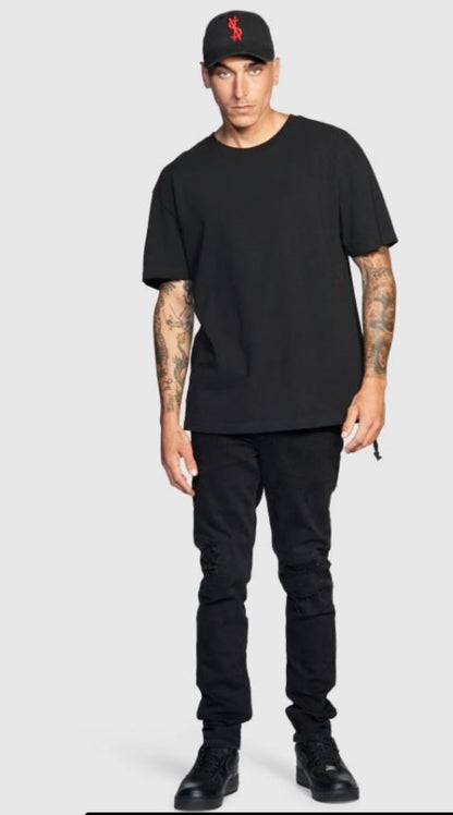 KSUBI-4*4BIGGIE SS TEE BLACK/RED-MEX21TE001