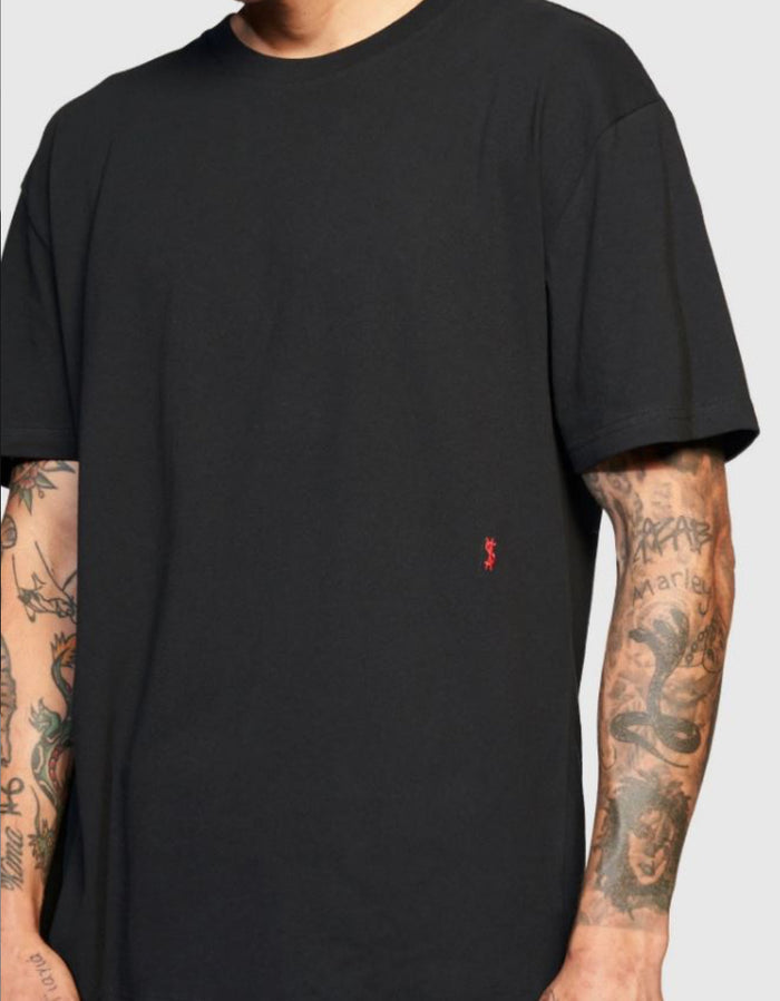 KSUBI-4*4BIGGIE SS TEE BLACK/RED-MEX21TE001