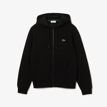 LACOSTE-Men's Kangaroo Pocket Zip-Up Fleece Hoodie-SH9626 51 031