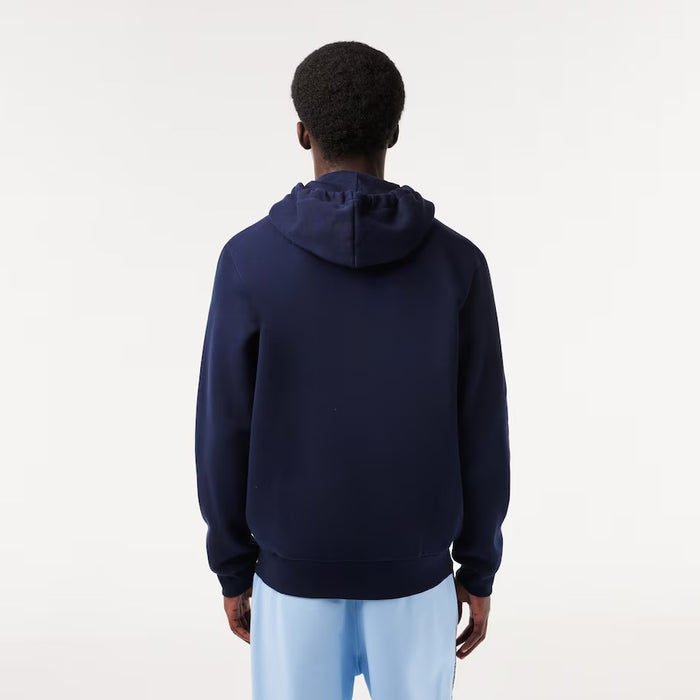 LACOSTE-Men's Kangaroo Pocket Zip-Up Fleece Hoodi—SH9626 51 166