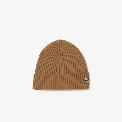 LACOSTE-Unisex Ribbed Wool Beanie-RB0001 51 SIX