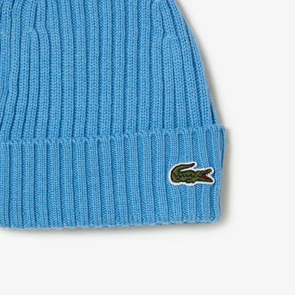 LACOSTE-Unisex Ribbed Wool Beani—RB0001 51 HBP
