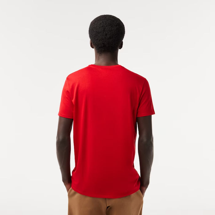 LACSTE-Men's Crew Neck Pima Cotton Jersey T-Shir—TH6709 51 240