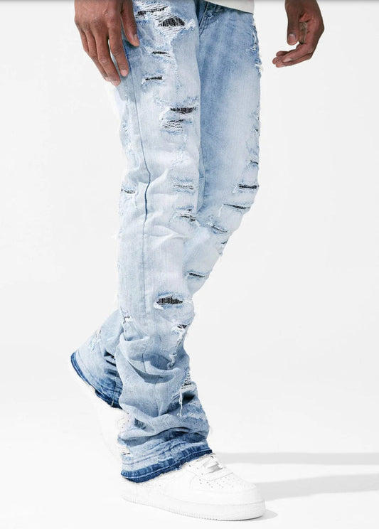 MARTIN STACKED - WOLVERINE DENIM (SKY BLUE)-JTF1177