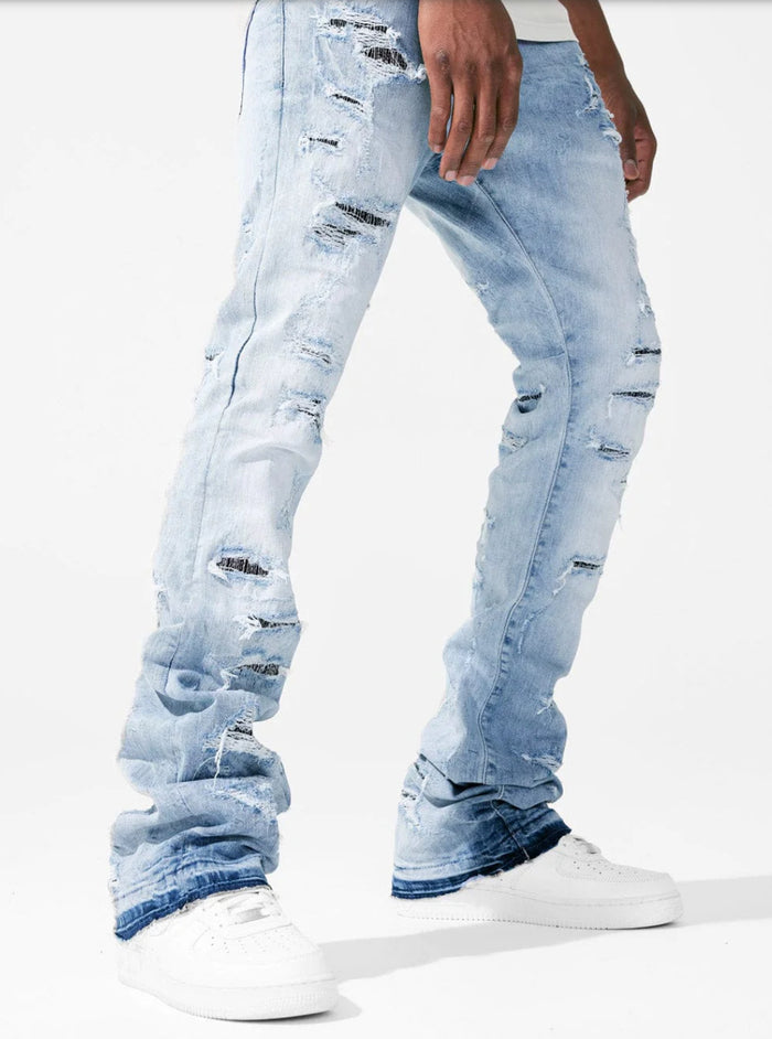MARTIN STACKED - WOLVERINE DENIM (SKY BLUE)-JTF1177