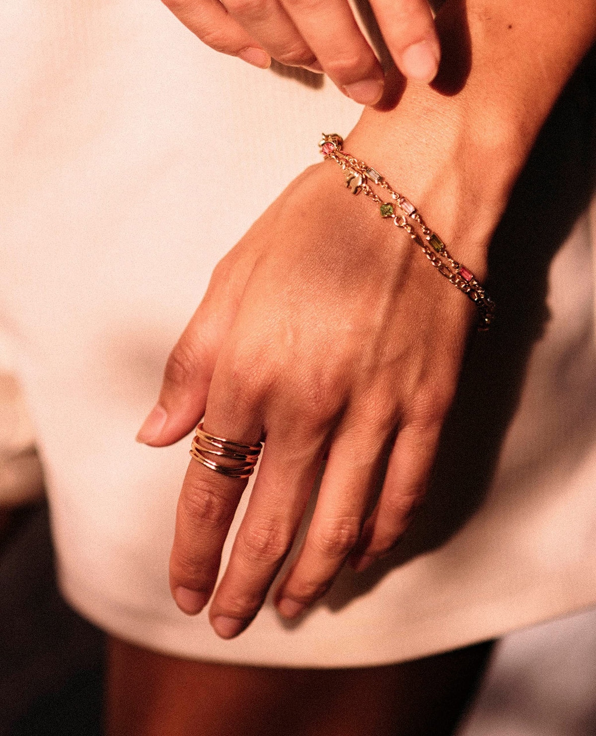18K Gold Plated Statement Ring