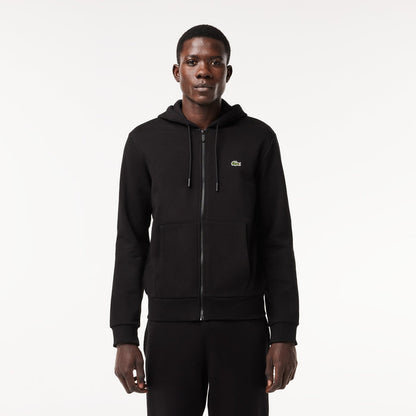 MEN'S FLEECE ZIP-UP HOODIE - LACOSTE - SH962651031