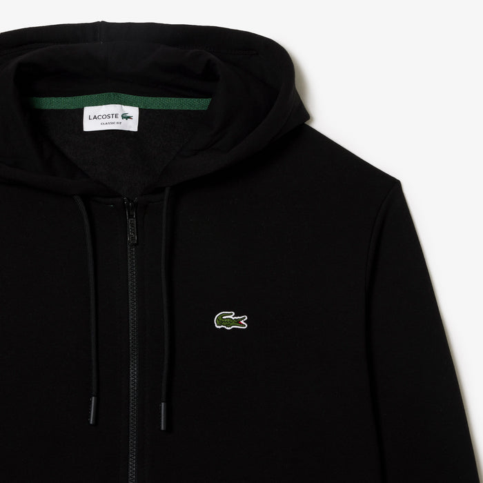 MEN'S FLEECE ZIP-UP HOODIE - LACOSTE - SH962651031