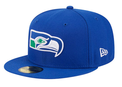 NEW ERA -Men's Seattle Seahawks New Era Royal Throwback Main -11872940