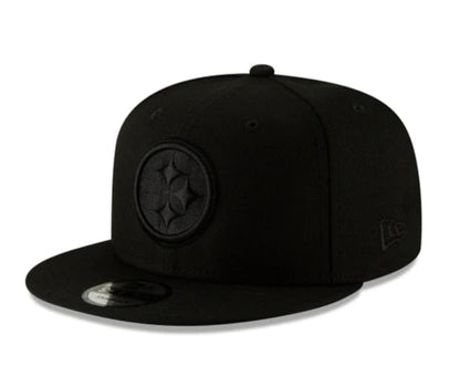 NEW ERA CAP -Pittsburgh Steelers Black on Black 9FIFTY Snapback - 70457660