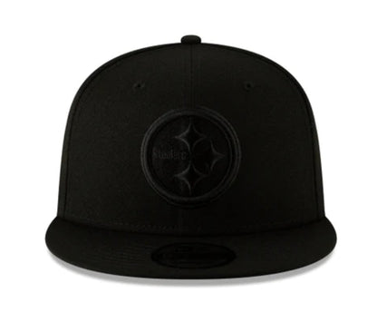 NEW ERA CAP -Pittsburgh Steelers Black on Black 9FIFTY Snapback - 70457660