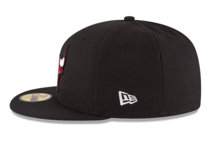 NEW ERA CAP-Chicago Bulls Team Color Black 59FIFTY Fitted-70343294