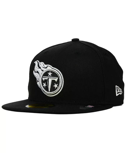 NEW ERA CAP-Tennessee Titans Black And White SNAPBACK -70419091