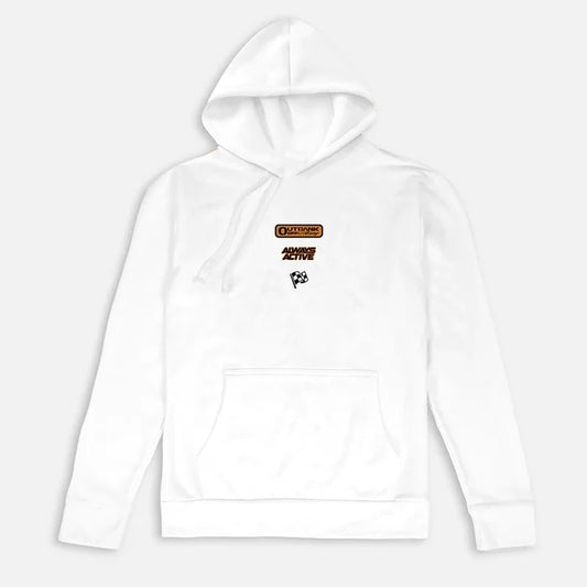 OUTRANK-Always Active Hoodie - White
