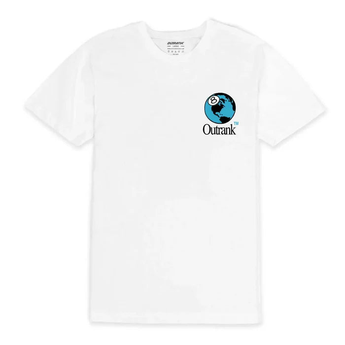 OUTRANK CALLING MY SHOTS WHITE TEE