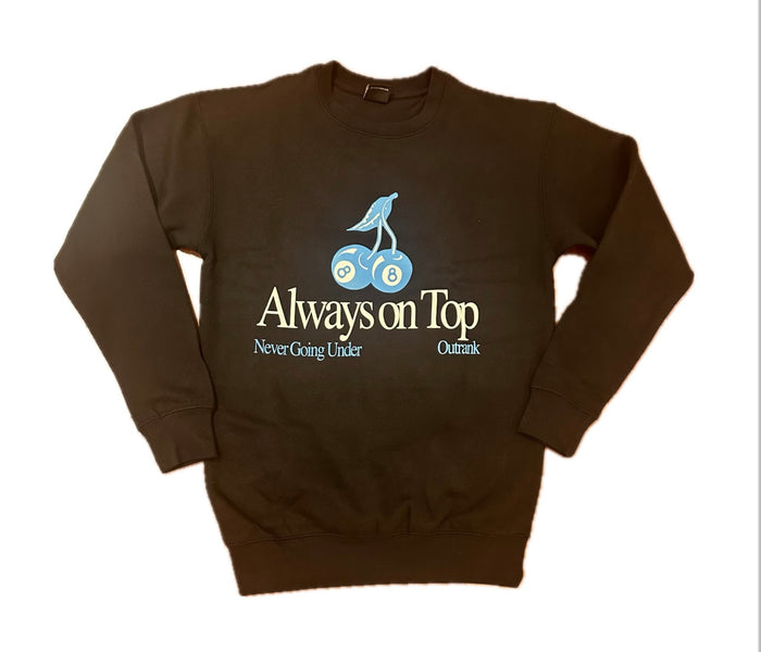 OUTRNK ALWAYS ON TOP SWEATER (BLACK)