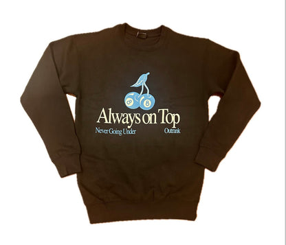 OUTRNK ALWAYS ON TOP SWEATER (BLACK)