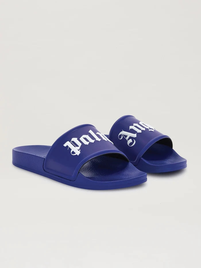 PALM ANGELS-LOGO PRINT SLIDES-PMIC001C99PLA0013701
