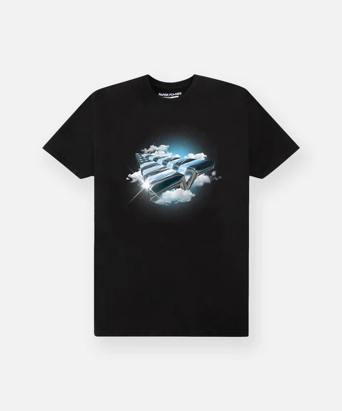 PAPER PLANE ABOVE THE CLOUDS TEE