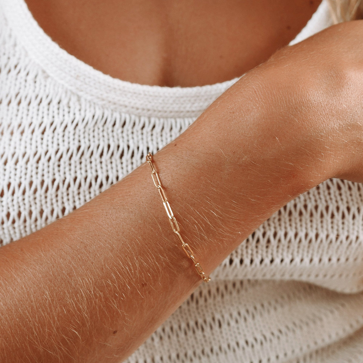 "Cozumel" Paperclip Bracelet