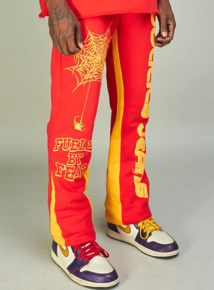 Politics Sweatpants - Isaacs - Red And Orange - 703