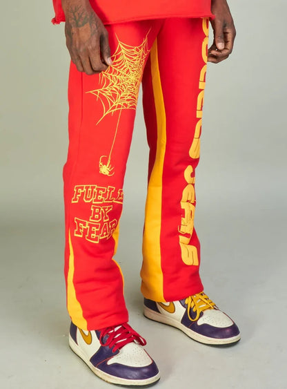 Politics Sweatpants - Isaacs - Red And Orange - 703