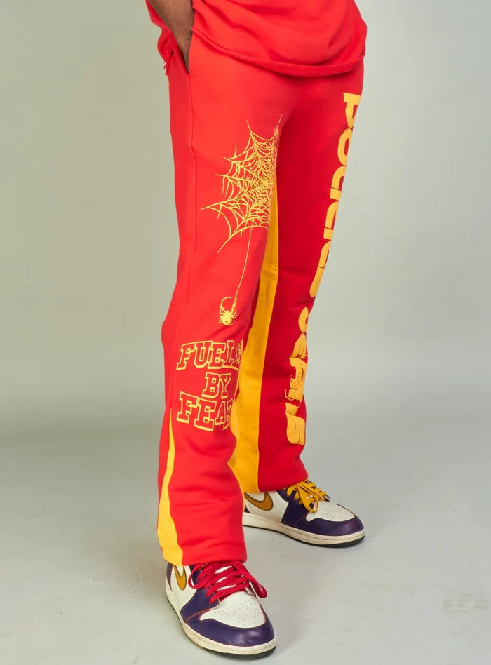 Politics Sweatpants - Isaacs - Red And Orange - 703