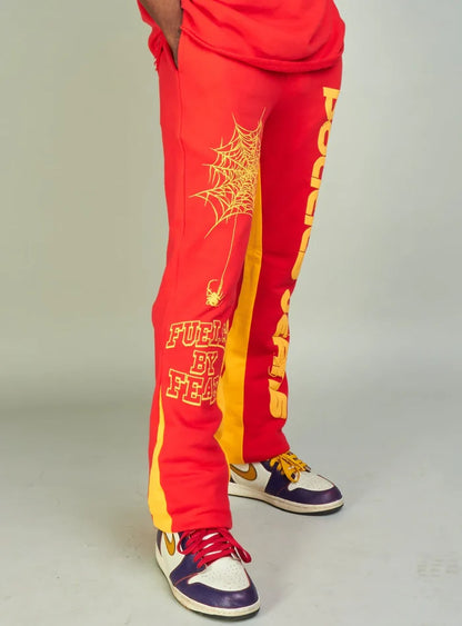 Politics Sweatpants - Isaacs - Red And Orange - 703