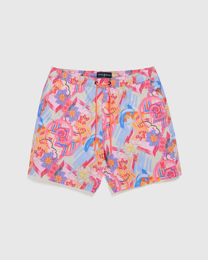 PSYCHOBUNNY-Mens Benton Swim Trunk -B6W319B2SW