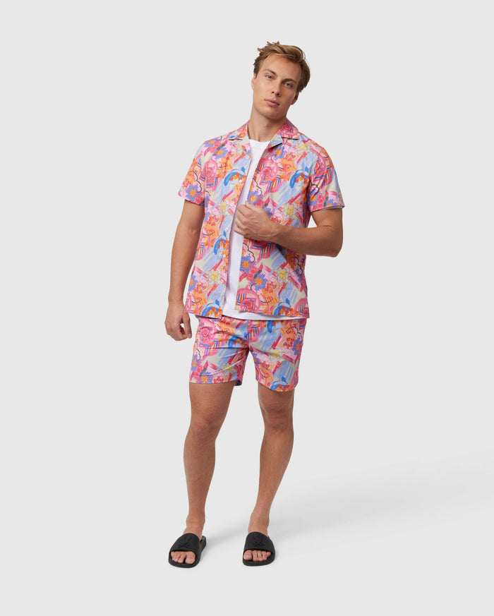PSYCHOBUNY-Mens Benton All Over Print Shirt -B6Q354B200