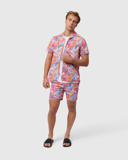 PSYCHOBUNY-Mens Benton All Over Print Shirt -B6Q354B200