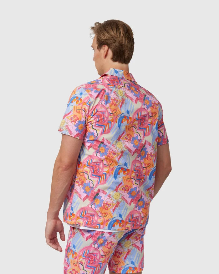 PSYCHOBUNY-Mens Benton All Over Print Shirt -B6Q354B200
