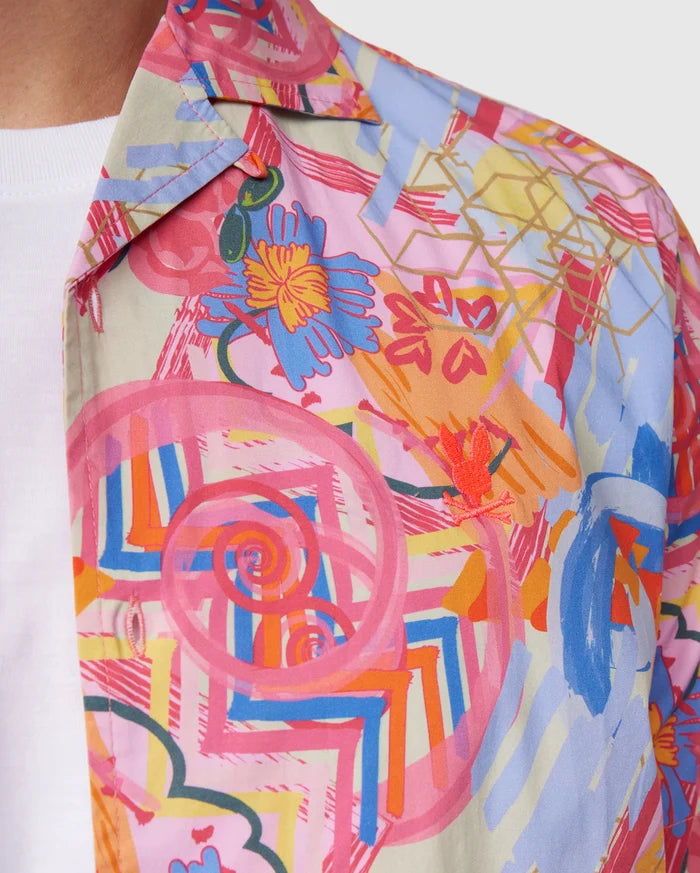 PSYCHOBUNY-Mens Benton All Over Print Shirt -B6Q354B200