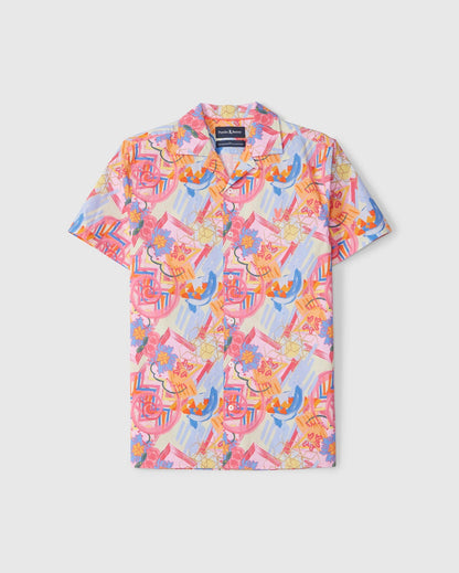 PSYCHOBUNY-Mens Benton All Over Print Shirt -B6Q354B200