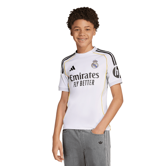 Real Madrid 25/26 Home Youth Jersey (JN8887) Apparel Adidas