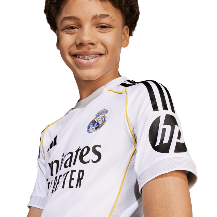 Real Madrid 25/26 Home Youth Jersey (JN8887) Apparel Adidas