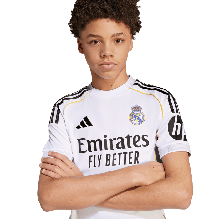 Real Madrid 25/26 Home Youth Jersey (JN8887) Apparel Adidas